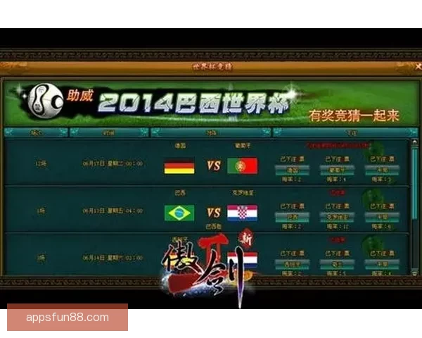 世界杯竞猜网站全新玩法解析与实用技巧指南